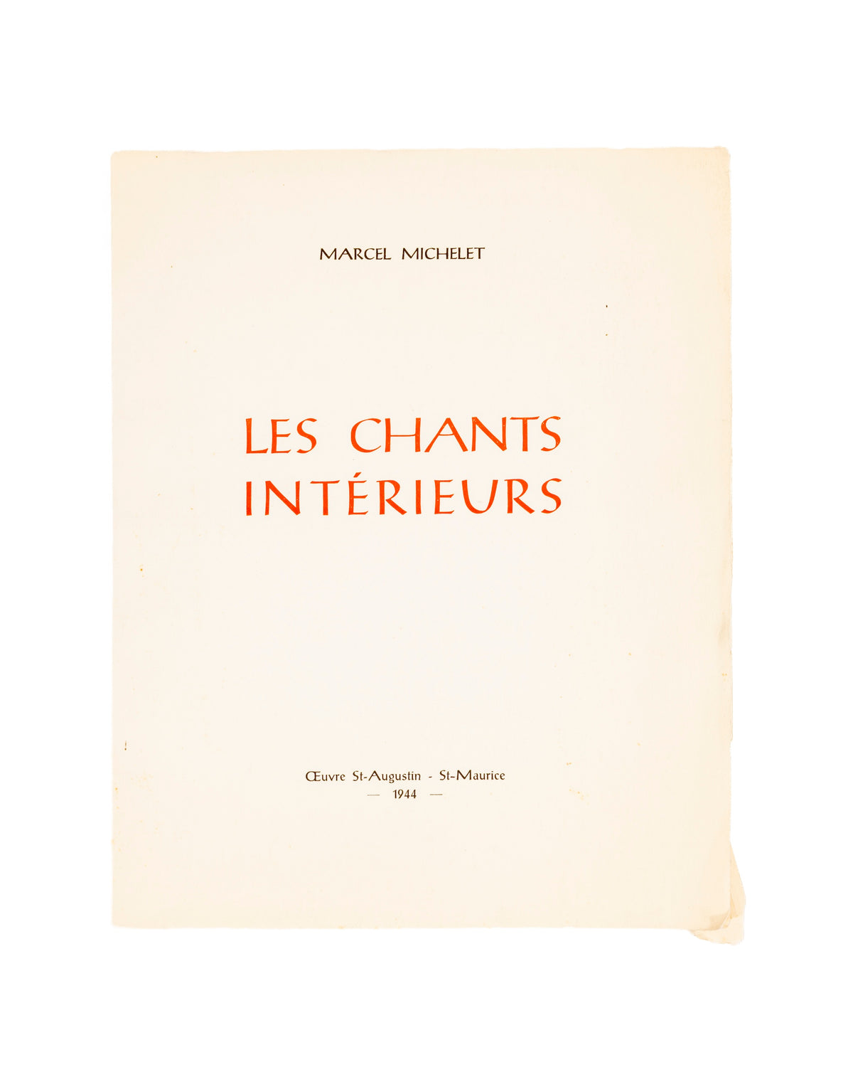 Les Chants intérieurs