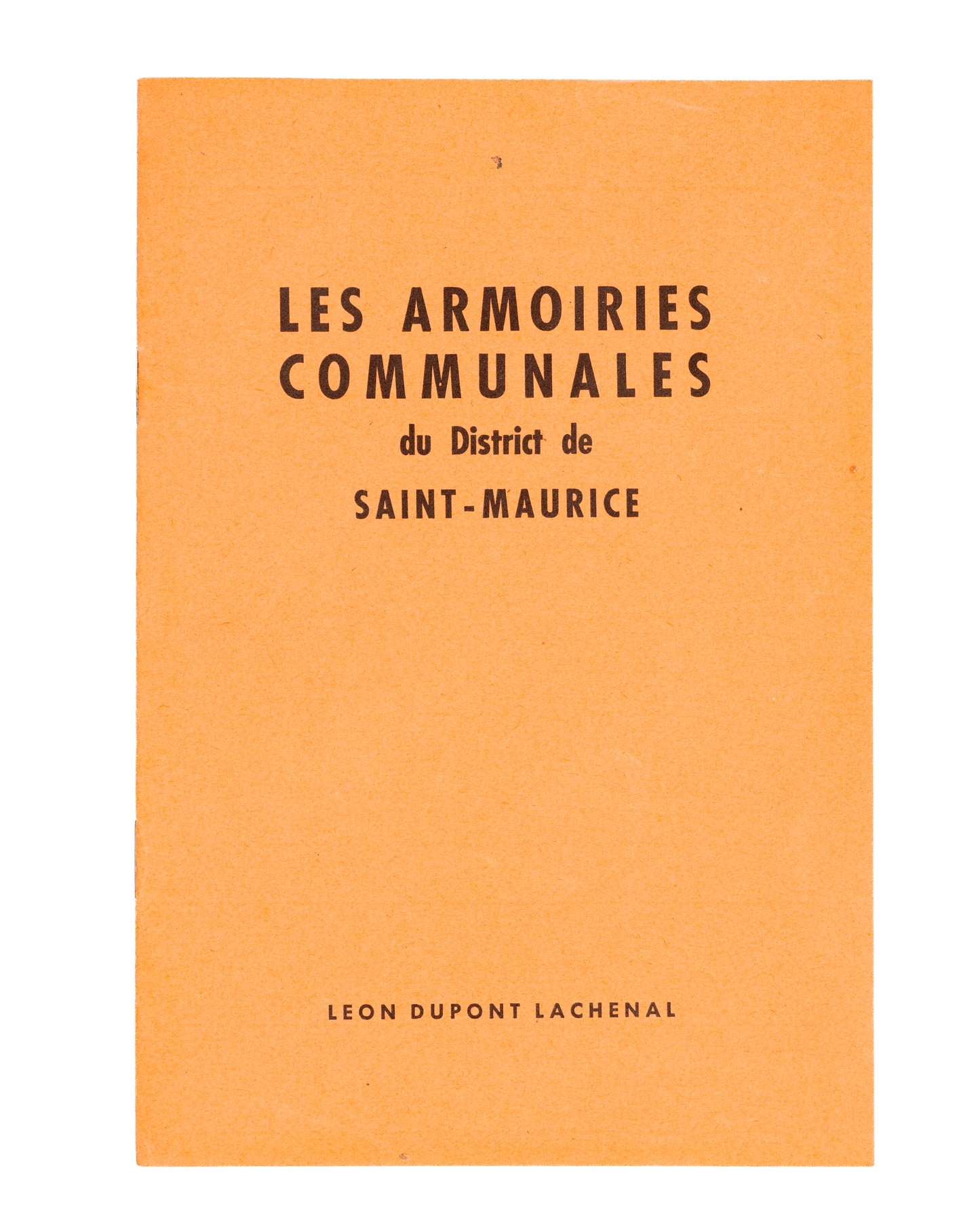 Les Armoiries Communales du District de Saint-Maurice