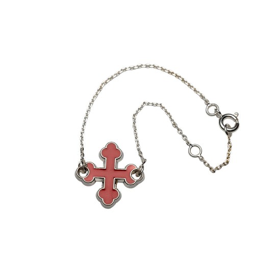 Bracelet châine avec pendentif croix tréflée