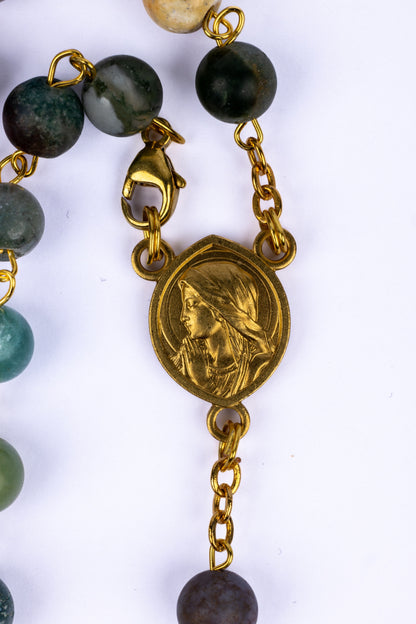 Chapelet d'Ambert (Martineau) agate indienne