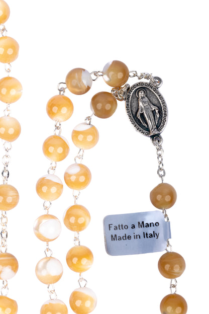 Chapelet perles de nacre