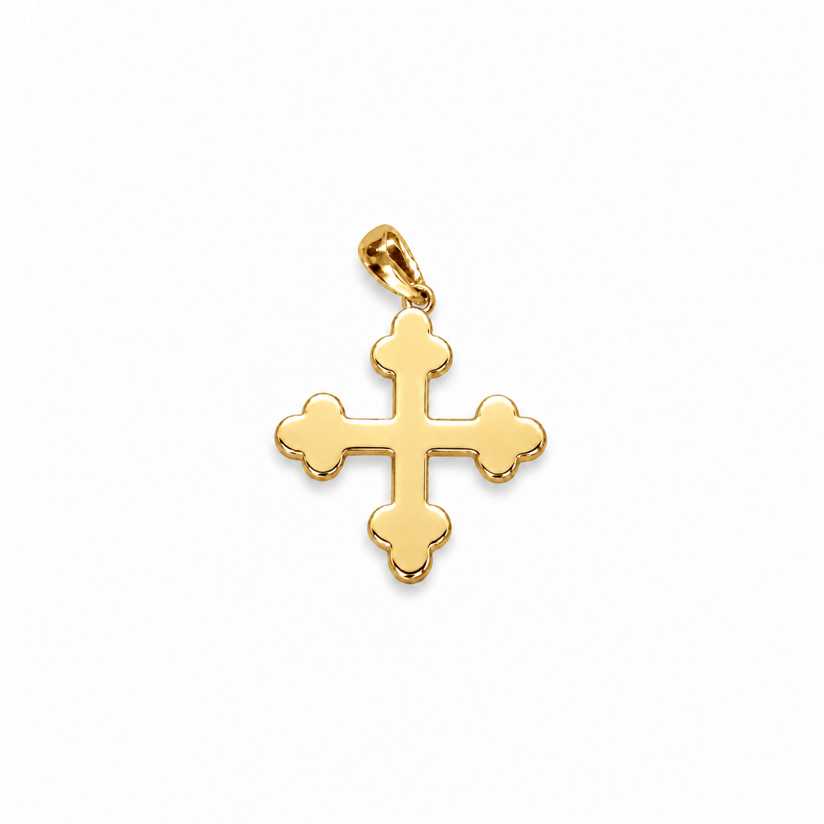 Pendentif croix trèflée argent 925 - Abbaye de Saint-Maurice
