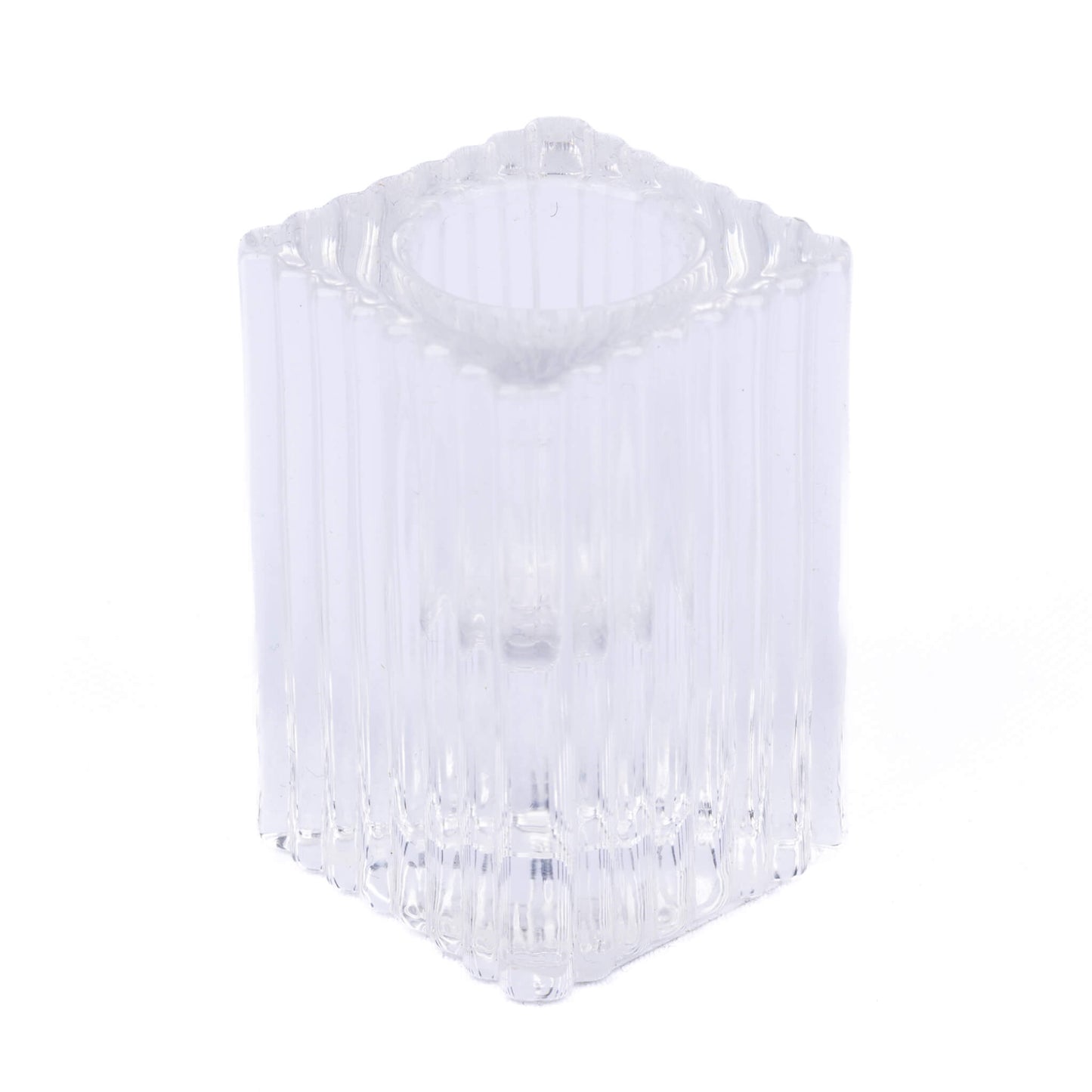 Bougeoir en verre