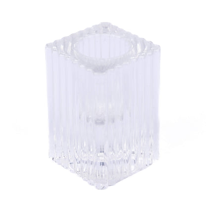 Bougeoir en verre