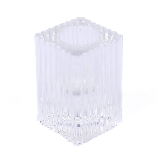 Bougeoir en verre