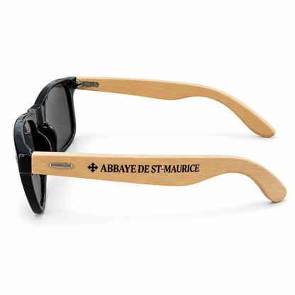 Lunettes de soleil en bois -Abbaye de St-Maurice