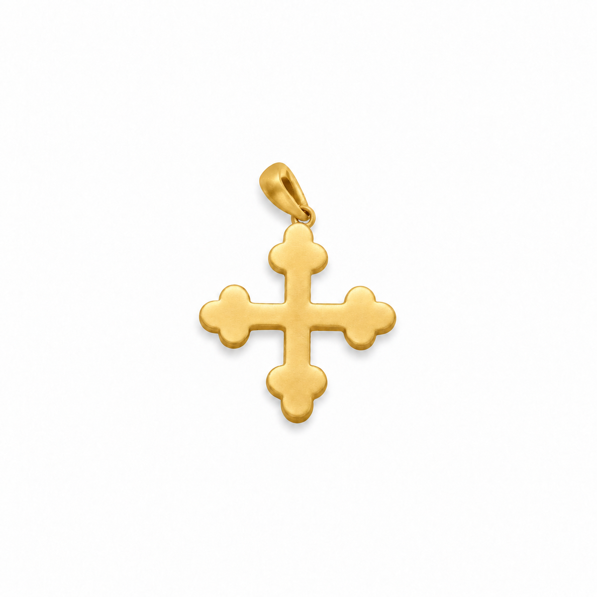 Pendentif croix trèflée argent 925 - Abbaye de Saint-Maurice
