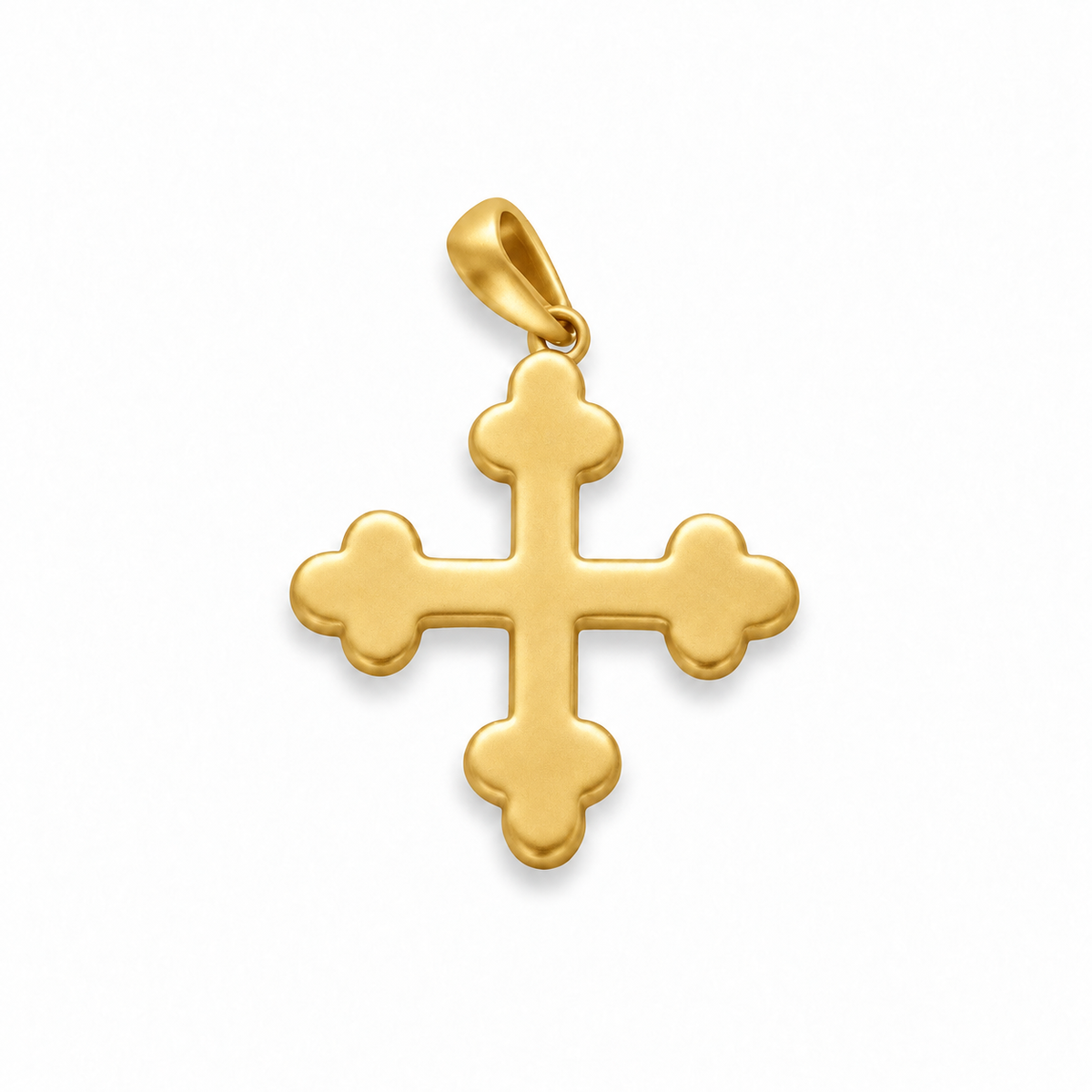 Pendentif croix trèflée argent 925 - Abbaye de Saint-Maurice